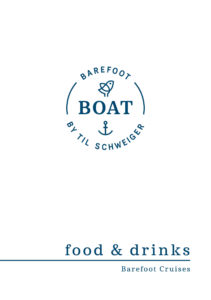 Speisekarte Barefoot Boat 