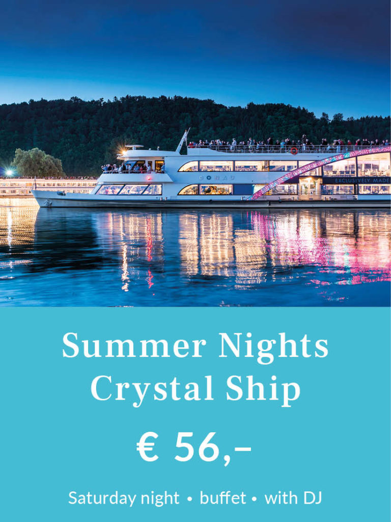 Sommernachtsfahrt Kristallschiff