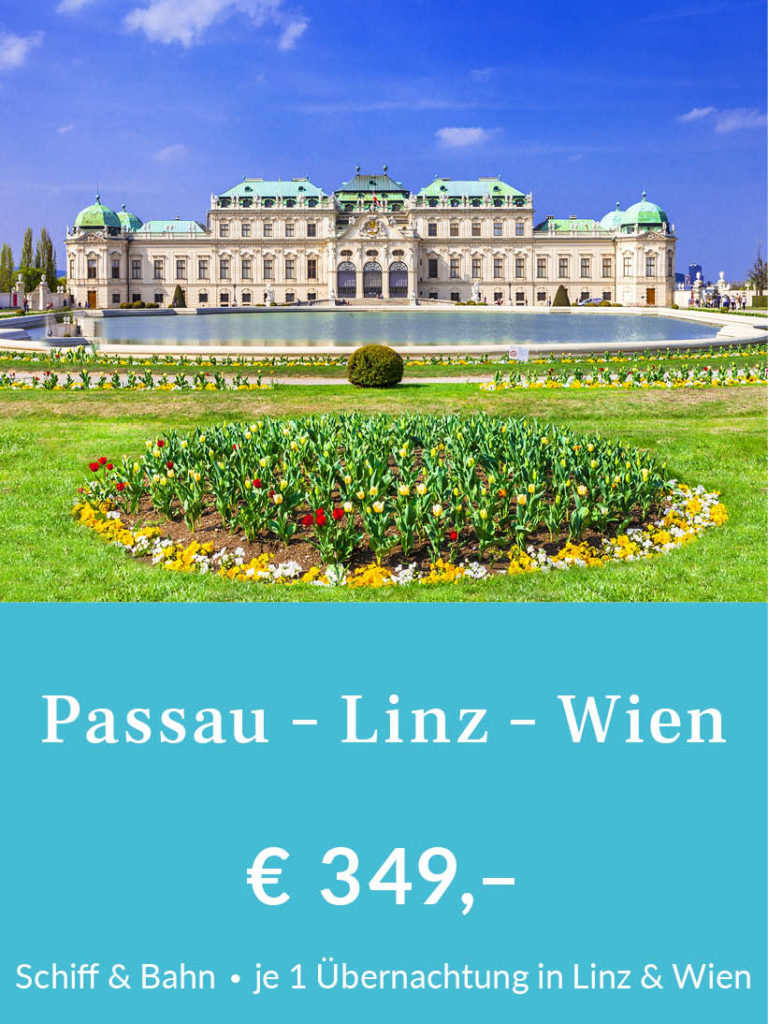 Kurzurlaub Passau - Linz - Wien