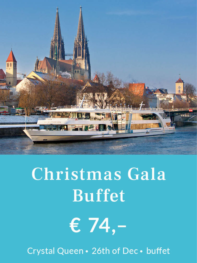 Weihnachtliche Galabuffetfahrt Regensburg