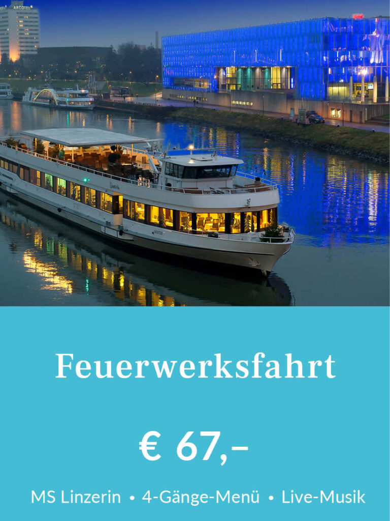Feuerwerksfahrt ab Linz